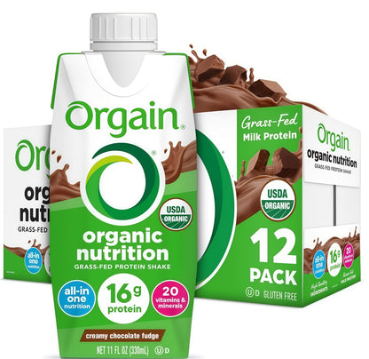 Orgain Organic Nutritional Protein ShakeCreamy Chocolate Fudge